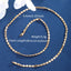 18K Gold Plated Geometric Alloy Necklace Chain