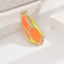 Copper Zircon Enamel Colorful Pendant Necklace