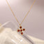 Copper Gold Plated Cross Rhinestone Pendant Necklace for Halloween