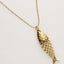 Gold Plated Koi Zircon Pendant Necklace