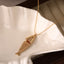 Gold Plated Koi Zircon Pendant Necklace