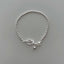Vintage Style Silver Plated Knotted Love Bead Bracelet for Women