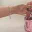 Vintage Style Silver Plated Knotted Love Bead Bracelet for Women