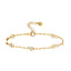 Copper Zircon Adjustable Minimalist Anklet for Women Jewelry