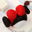 Newborn Baby Bow Hairband with Fontanelle Support and Wig Design