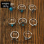 Cowboy Cactus Turquoise Alloy Women's Ring Set