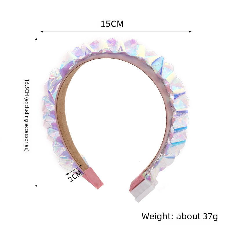 Creative Luminous Color Film Headband for Kids - Halloween and Christmas Party Dress Up Accessories