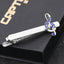 Men's French Business Shirt Cufflinks and Tie Clip Set - Note Diamond Design