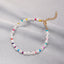 Bohemian Baroque Pearl Bracelet & Colorful Beaded Anklet Beach Chain
