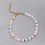 Bohemian Baroque Pearl Bracelet & Colorful Beaded Anklet Beach Chain