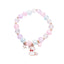 Cute Animal & Daisy Beaded Glass Bracelet for Women