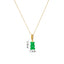 Colorful Bear Resin Zircon Pendant Necklace for Women and Men