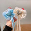 Cute Bow Knot Lace Mesh Sequin Hair Clip for Girls