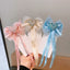 Cute Bow Knot Lace Mesh Sequin Hair Clip for Girls