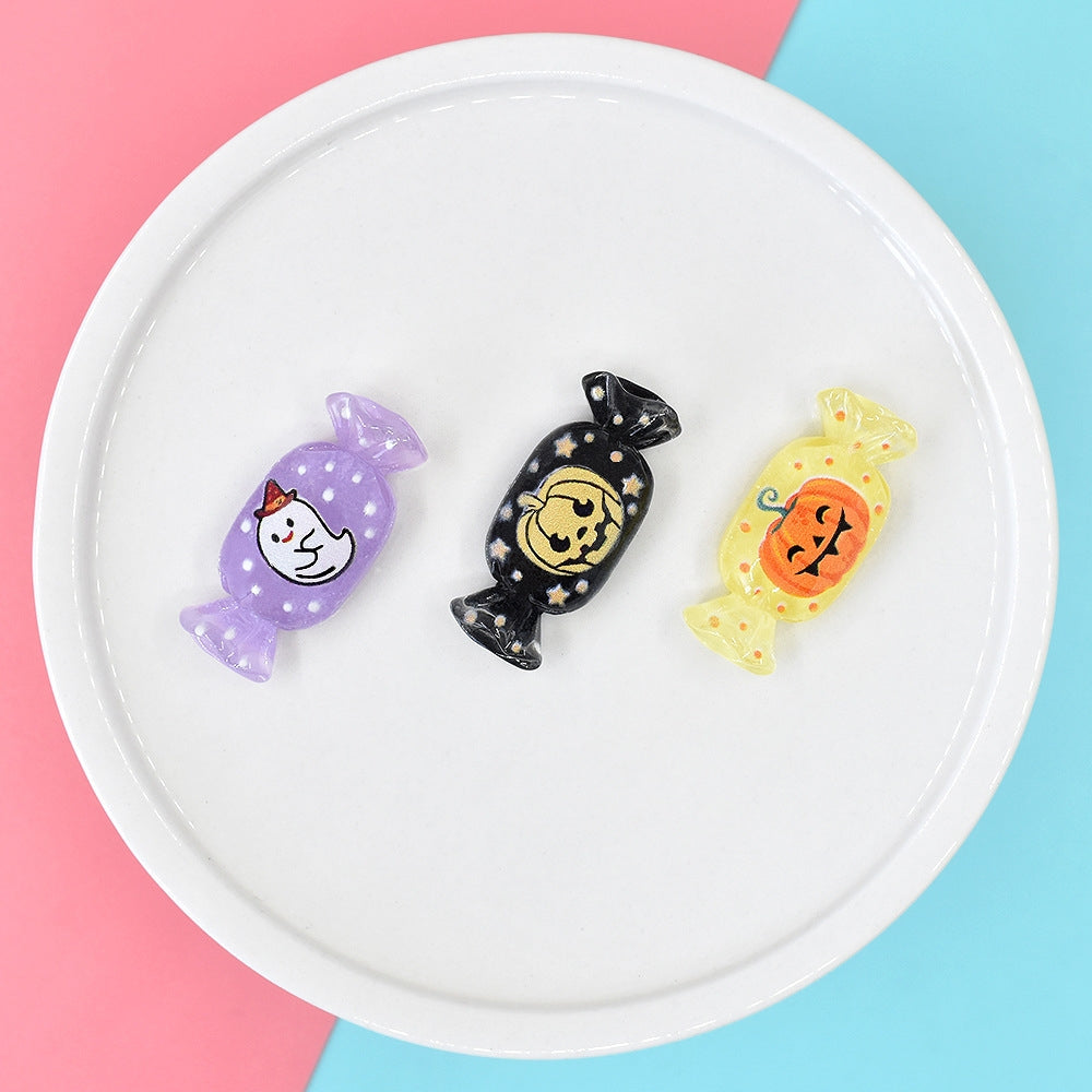 Cute Candy Resin Epoxy DIY Craft Accessories - Halloween Theme