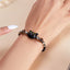 Cute Black Cat Resin Rope Unisex Handwoven Bracelet