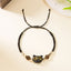 Cute Black Cat Resin Rope Unisex Handwoven Bracelet