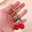 Cute Cherry Acrylic Keychain Accessory for Women