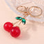 Cute Cherry Acrylic Keychain Accessory for Women