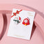 Cute Christmas Hat Resin Kid's Ear Clips - Festive Holiday Gift for Children