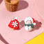 Cute Christmas Hat Resin Kid's Ear Clips - Festive Holiday Gift for Children