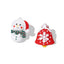 Cute Christmas Hat Resin Kid's Ear Clips - Festive Holiday Gift for Children