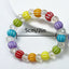 Colorful Acrylic Watermelon and Pumpkin Beaded Bracelet for Kids