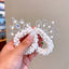 Cute Crown Pearl Rhinestone Hair Tie for Girls