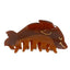 Dolphin and Shark Acetate Hair Claw Clip with Two-Color Stitching Design