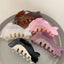 Dolphin and Shark Acetate Hair Claw Clip with Two-Color Stitching Design