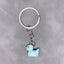 Cute Yellow Duck Resin Keychain Pendant Accessory