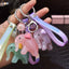 Acrylic Cartoon Elephant Keychain Pendant for Women's Bag