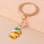 Cute Cartoon Halloween Pumpkin Witch Keychain Pendant