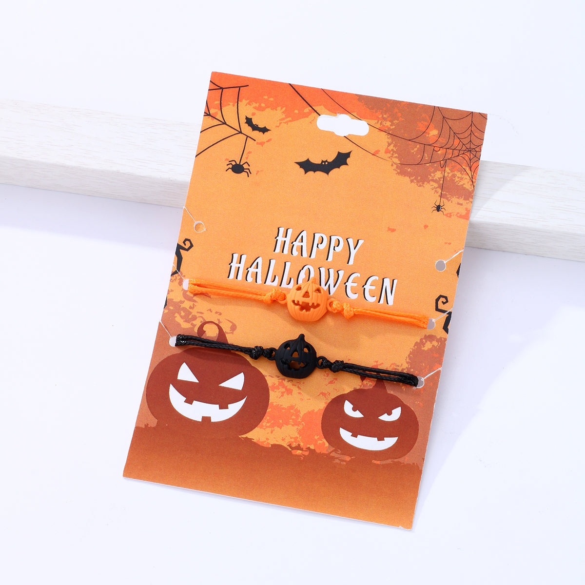 Cute Romantic Pumpkin Alloy Handmade Halloween Bracelets with Cartoon Pendants