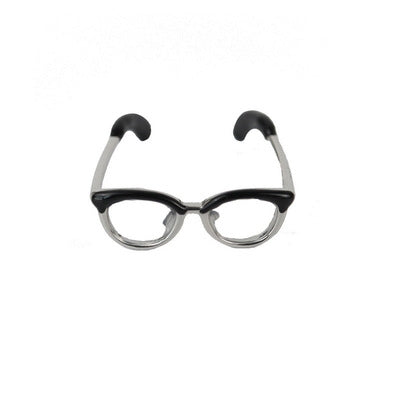 Cute Glasses Enamel Adjustable Open Ring - Fashionable Versatile Jewelry