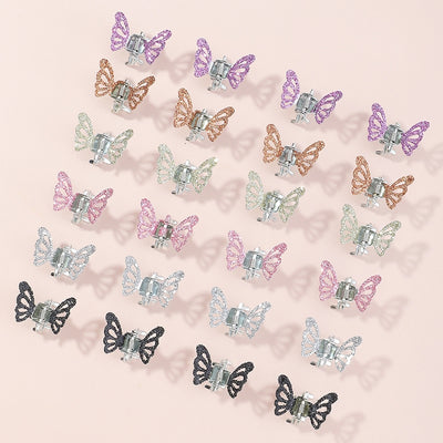 Cute Glitter Butterfly Hair Clips for Kids - Random Colors