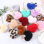 Cute Heart Shaped Plush Keychain for Bags and Cars