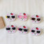 Japanese Style Bow Knot Pearl Frame Kids Sunglasses