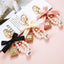 Cute Bow Knot Perfume Bottle Pearl Keychain for Women