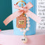 Cute Bow Knot Perfume Bottle Pearl Keychain for Women