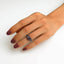 Cute Luxurious Color Block Alloy Unisex Rings with Minimalist Rhinestone Design