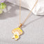 Cute Cartoon Mushroom Enamel Pendant Necklace