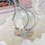 Pentagram Shell Beaded Resin Inlay Pearl Choker Necklace for Women