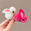 Cute Rabbit Plush Hair Clip for Girls