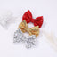 Cute Sequin Bow Knot Pleated Hair Clip for Girls