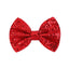 Cute Sequin Bow Knot Pleated Hair Clip for Girls