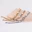 18K Gold & Rose Gold Plated Stainless Steel Zircon Bracelets - Korean Fashion Jewelry