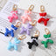 Cute Cartoon Balloon Dog Pearl Keychain Pendant