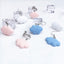 Cute Cloud Resin Drop Earrings - Simple and Stylish Clip-On Design
