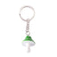 Cute Streetwear Colorful Mushroom Acrylic Alloy Keychain Pendant